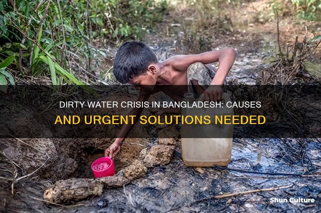 why is bangladesh water dirty