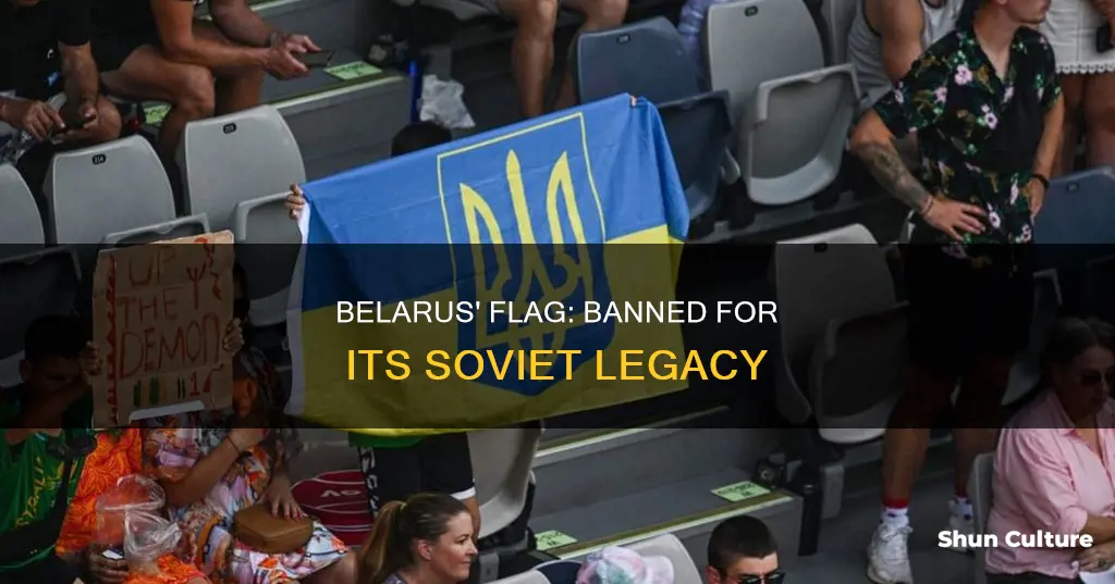 why is belarus flag banned