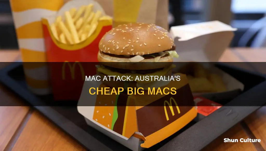 why is big mac cheaper in australia