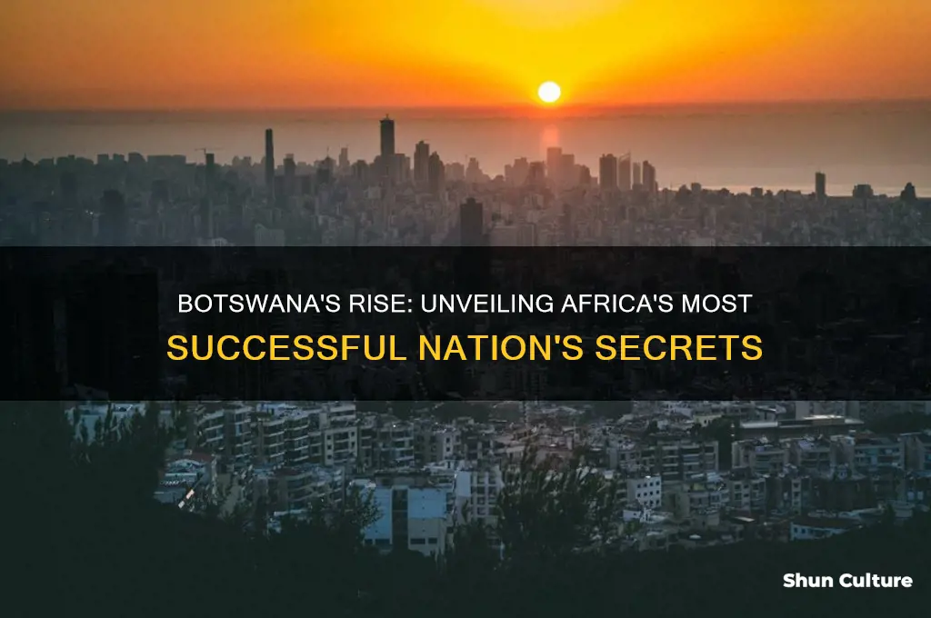 why is botswana the most sucsfull country ina fric