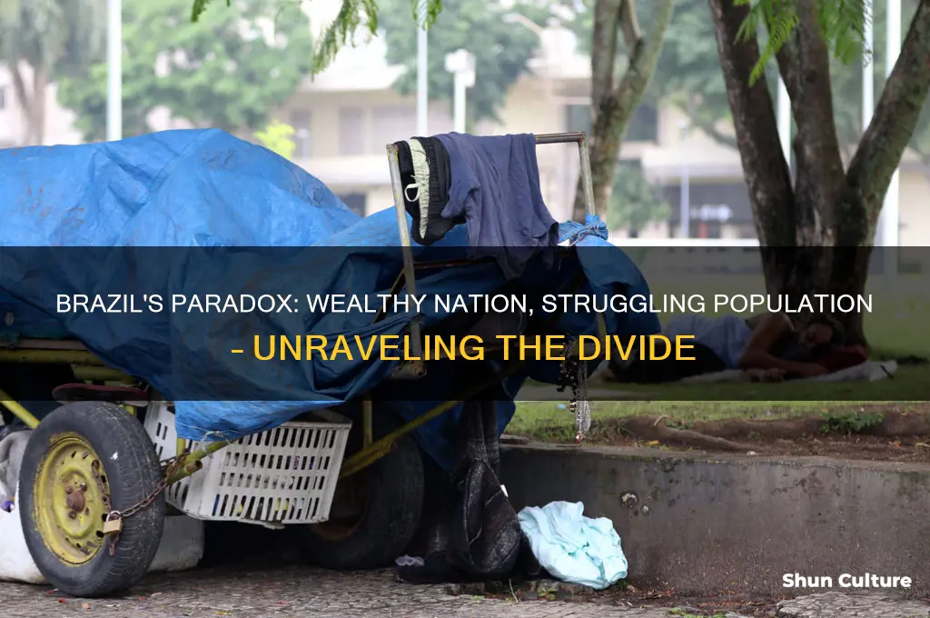 why is brazil a rich country full of poor people