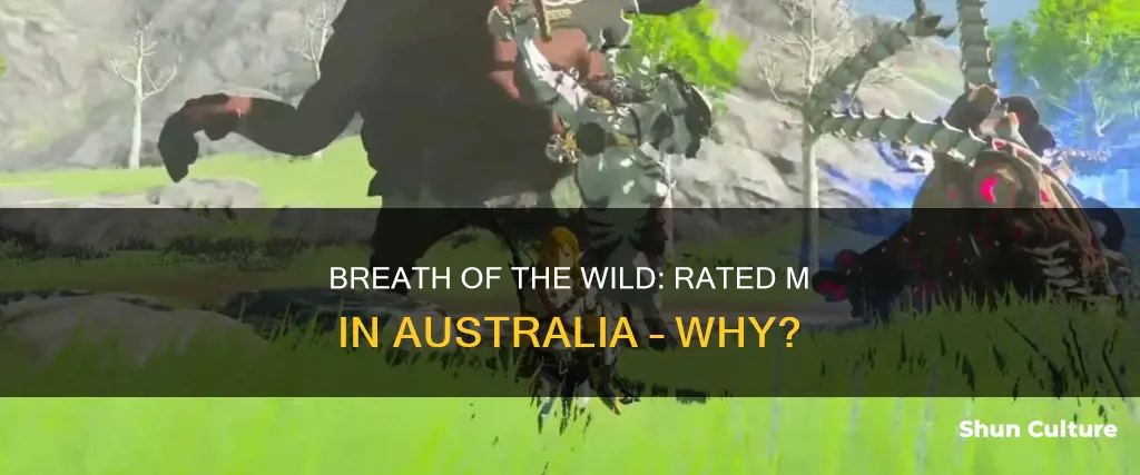 why is breath of the wild rated m in australia