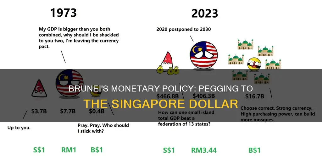 why is brunei dollar pegged to singapore dollar