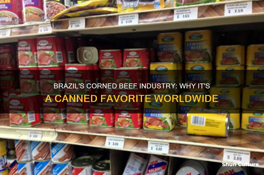 why is canned corned beef made in brazil