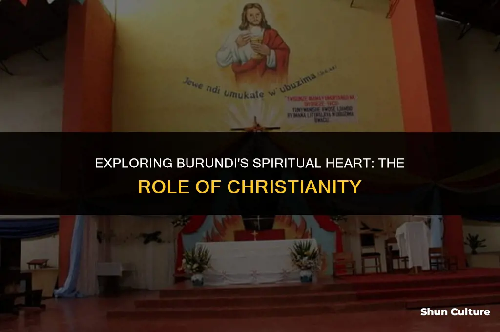 why is christianity a religion of burundi