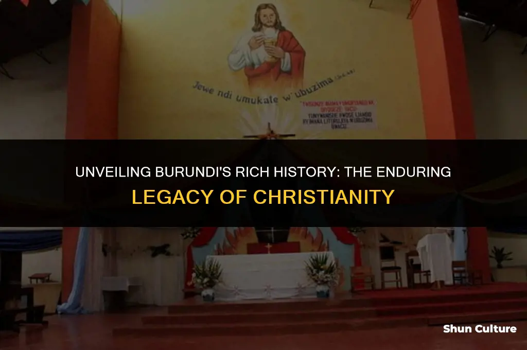 why is christiantity impotrtant to burundi history