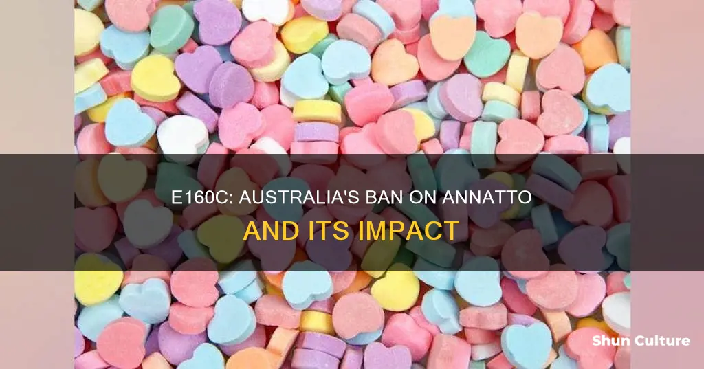 why is e160c banned in australia
