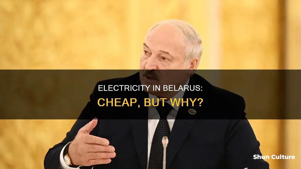 why is electricity so cheap in belarus