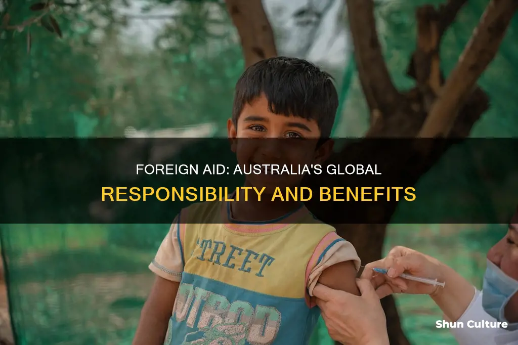 why is foreign aid good for australia