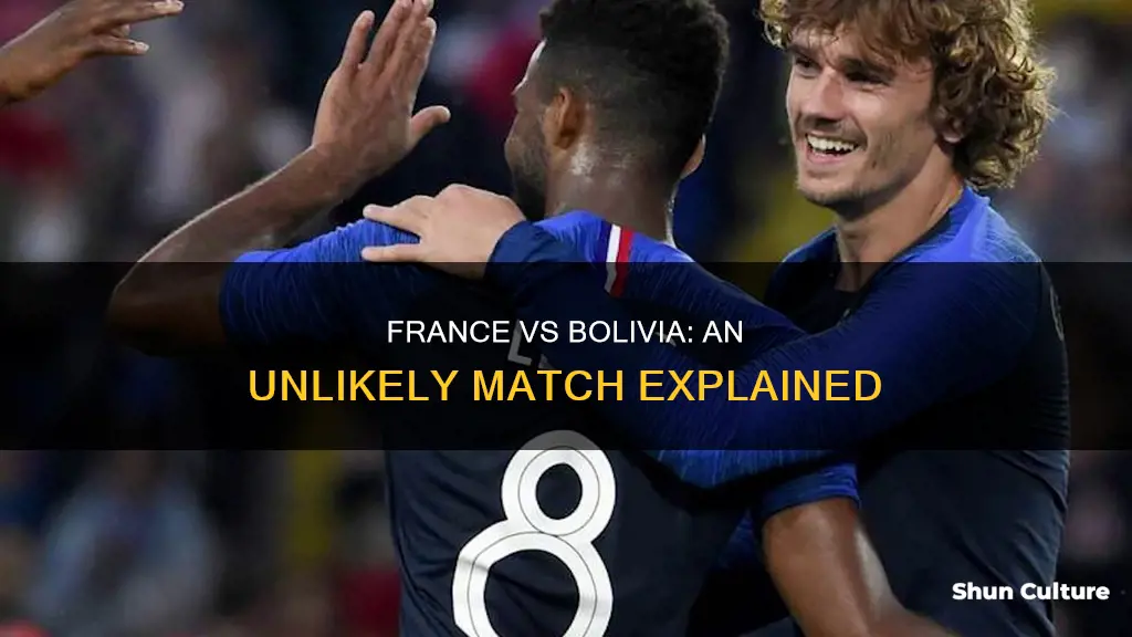 why is france playing bolivia