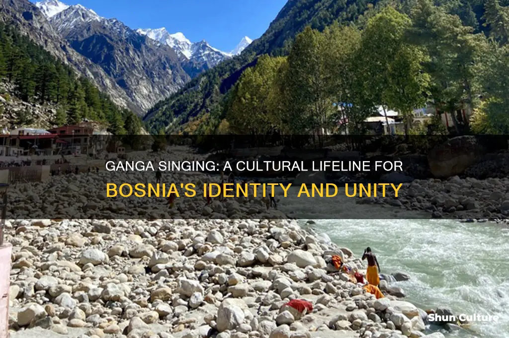 why is ganga singing important to bosnia