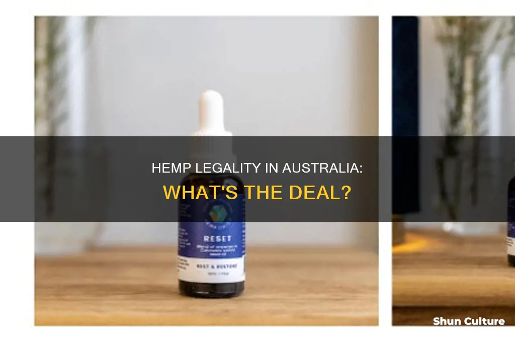 why is hemp illegal to eat in australia