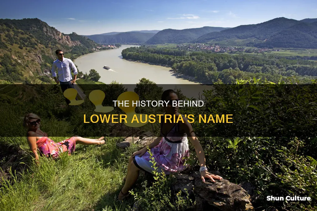why is it called lower austria