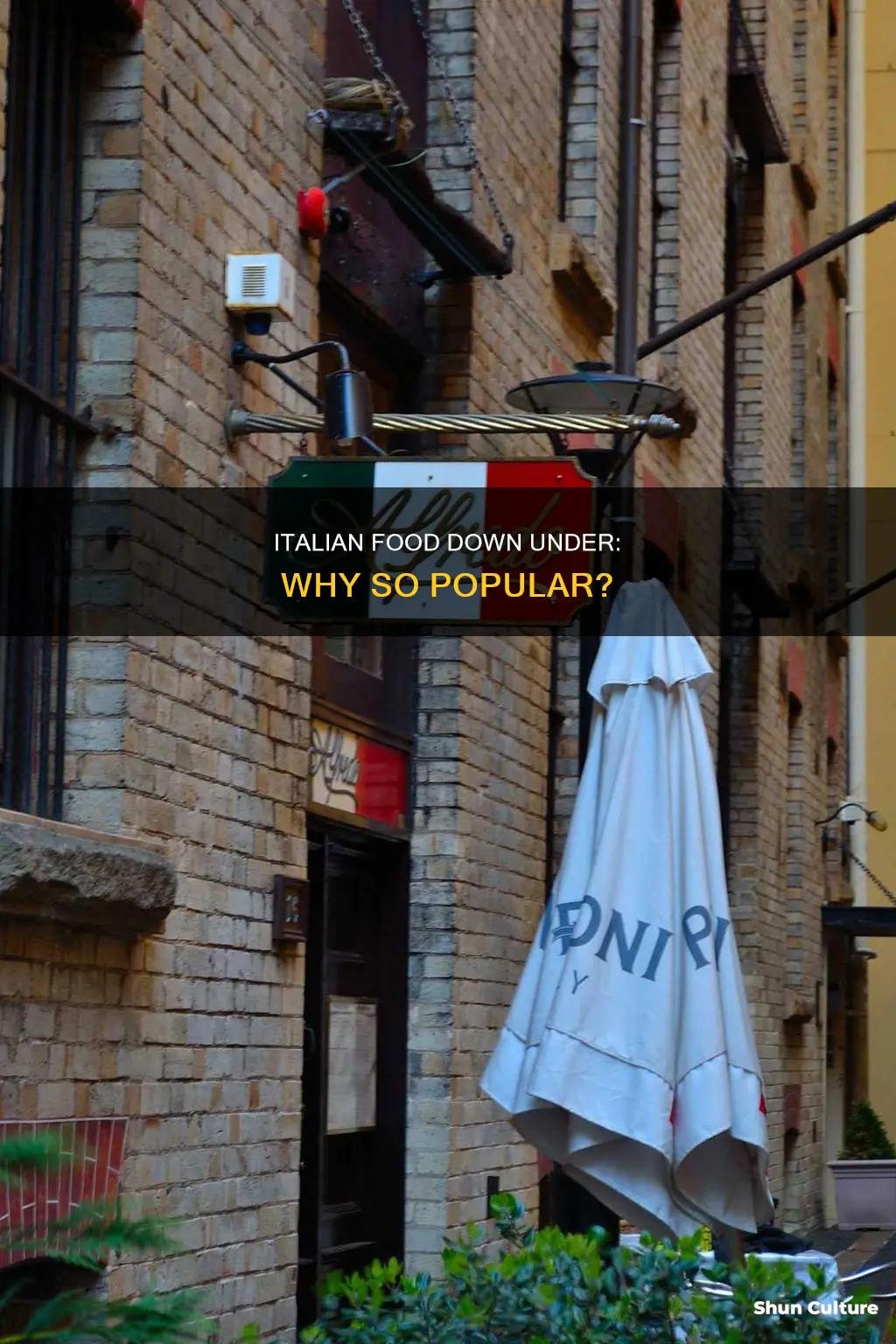 why is italian cuisine so popular in australia
