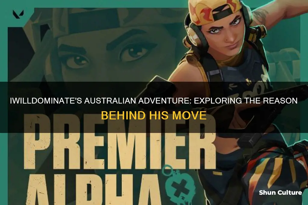 why is iwilldominate going to australia