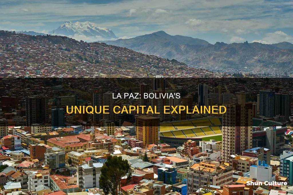 why is la paz the capital of bolivia