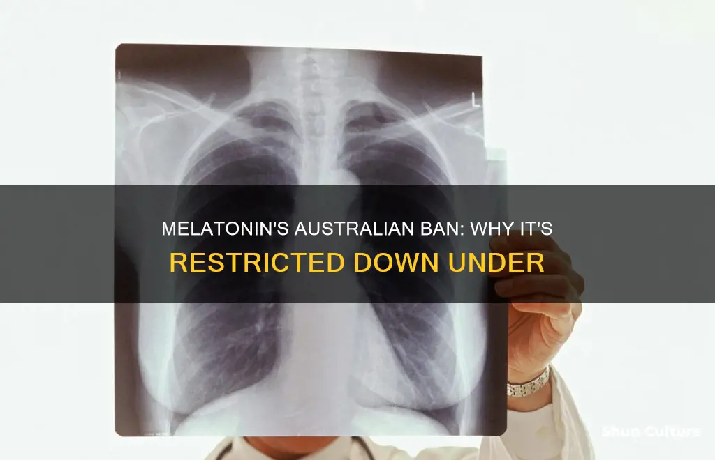 why is melatonin banned in australia