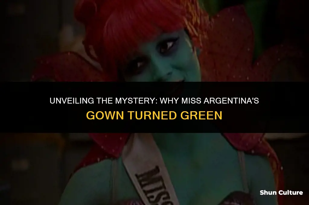 why is miss argentina green