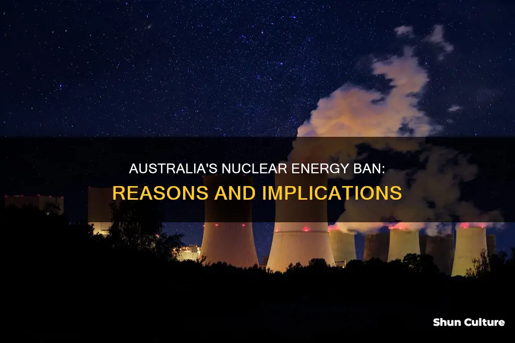 why is nuclear energy banned in australia