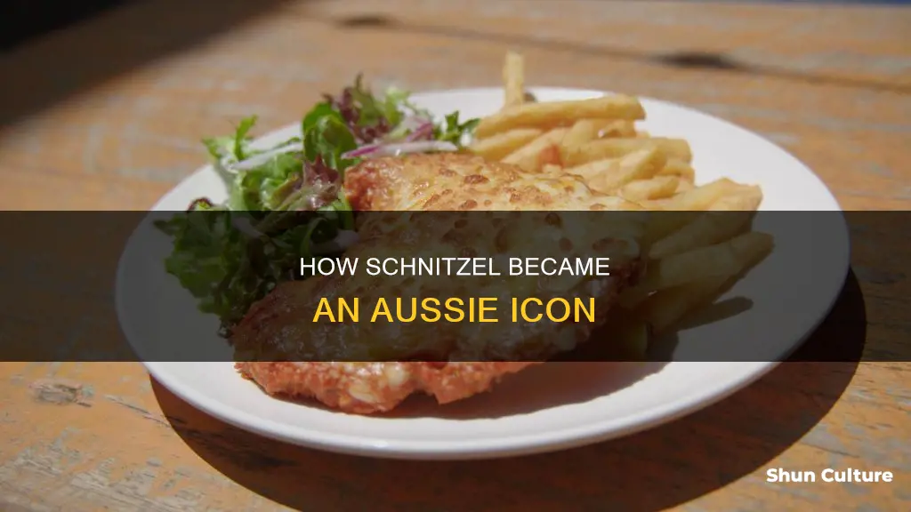 why is schnitzel popular in australia