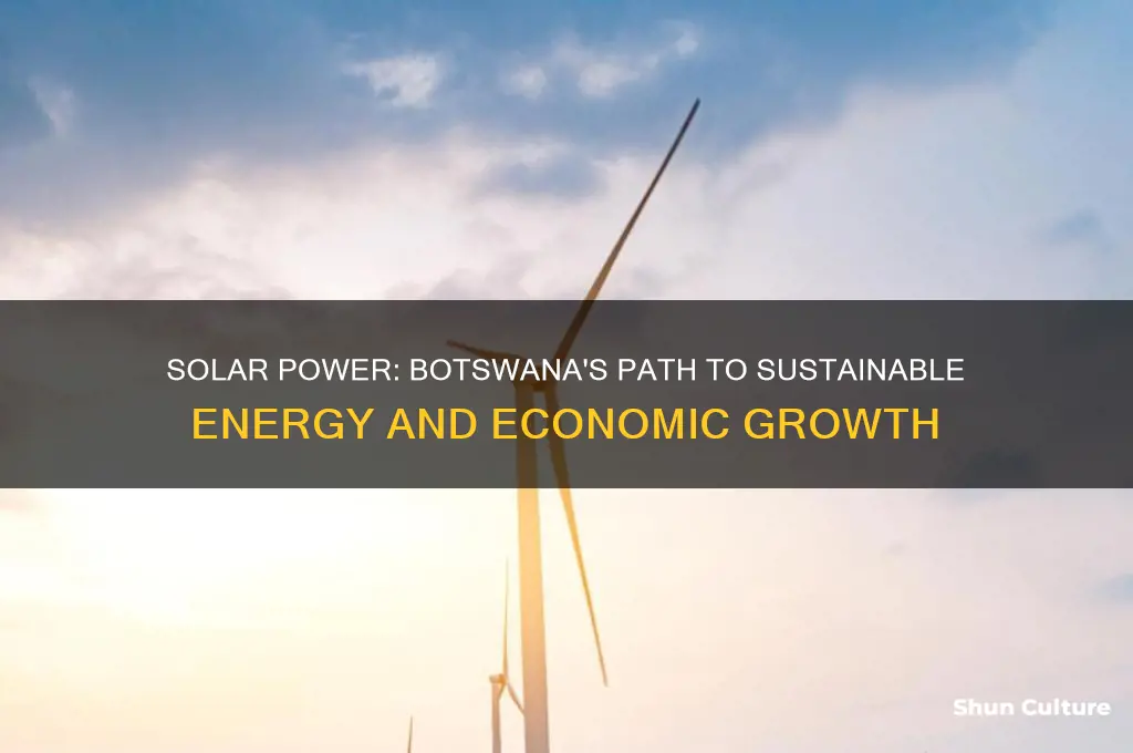 why is solar energy good for botswana