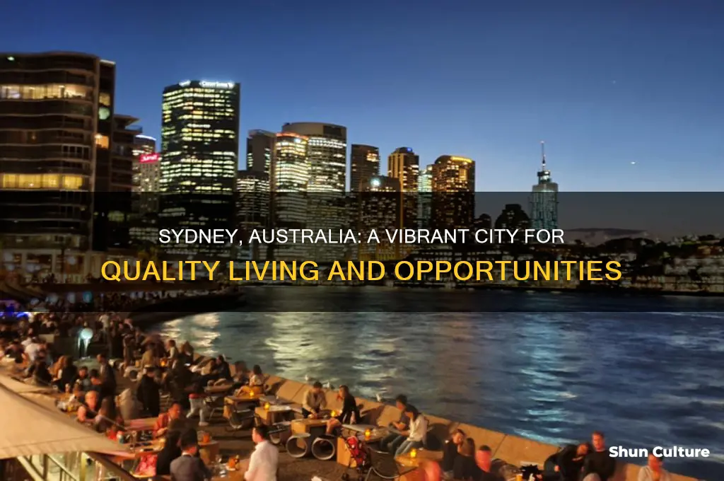 why is sydney australia a good place to live
