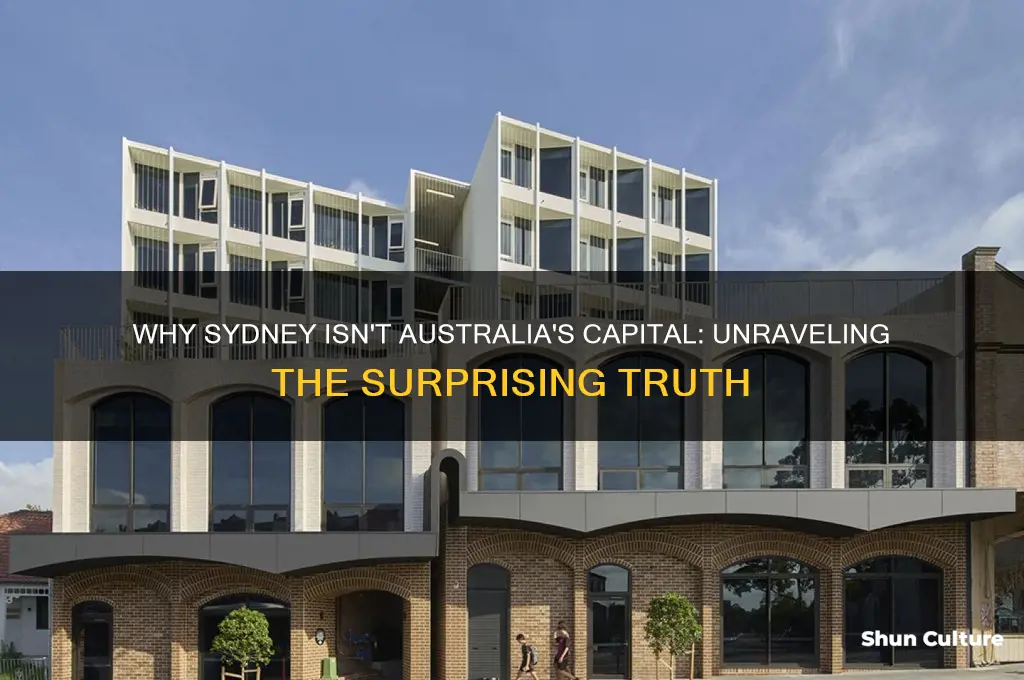 why is sydney not the capital of australia