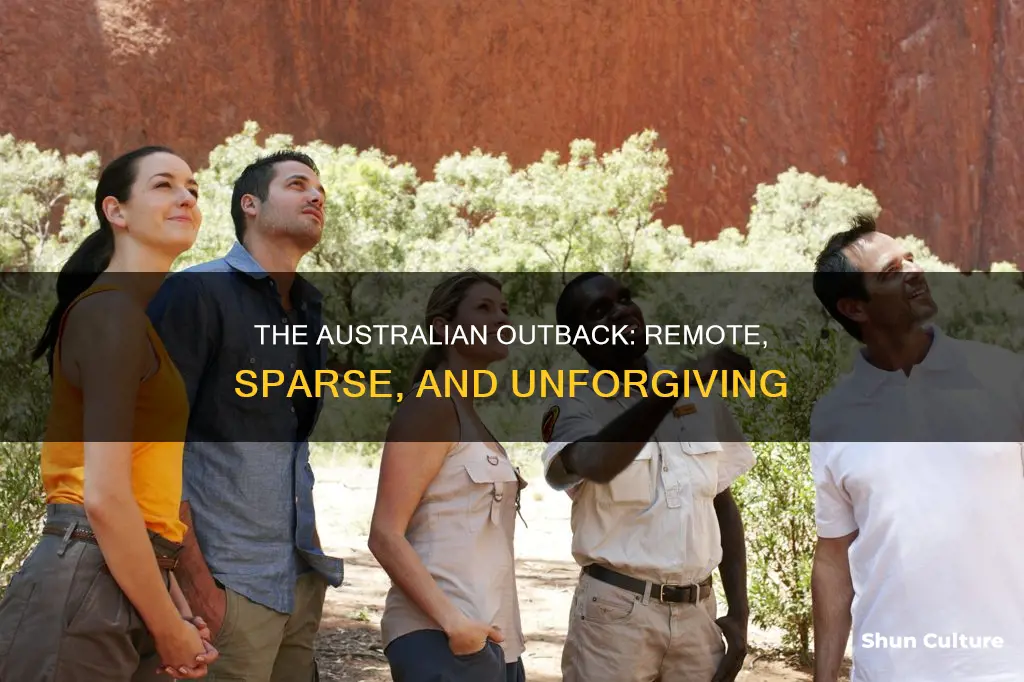 why is the australian outback sparsely populated