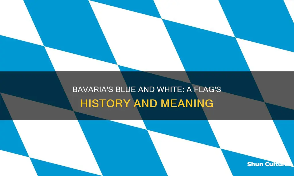 why is the bavarian flag blue and white