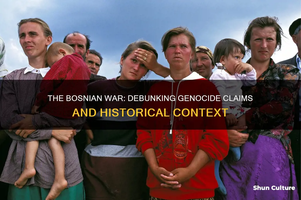 why is the bosnian war not a genocide