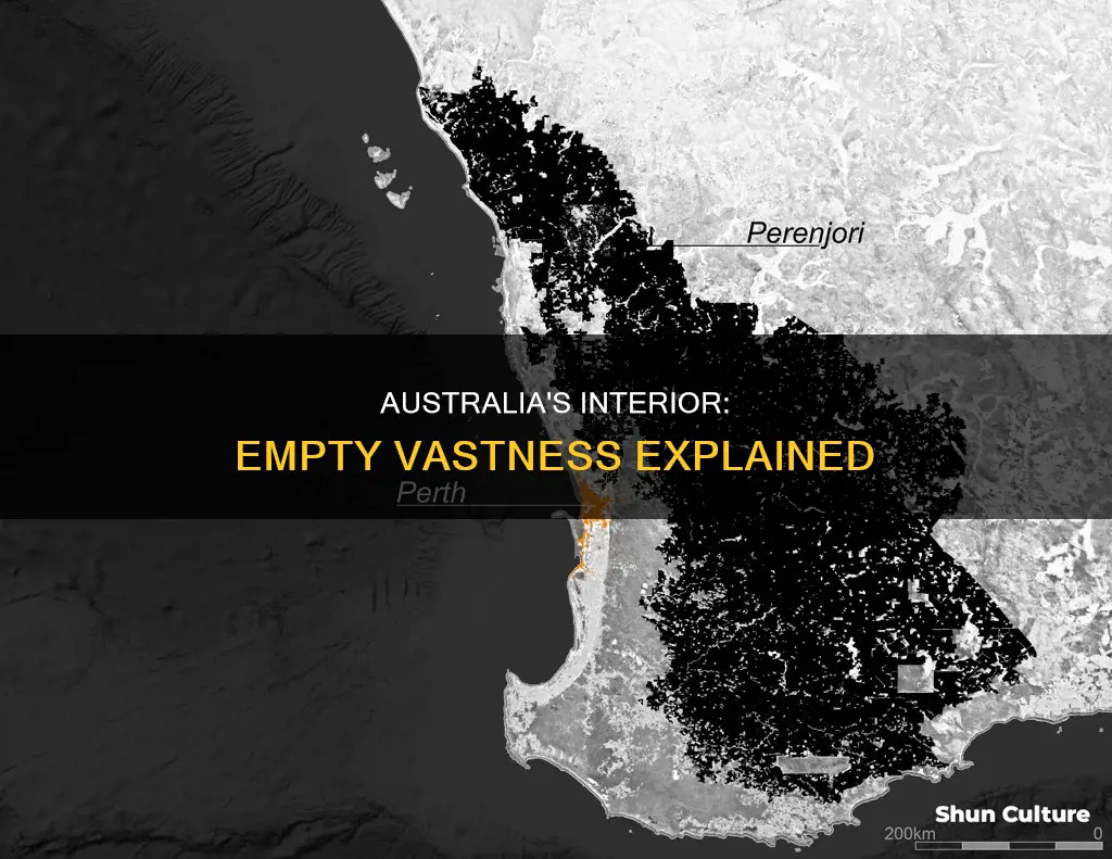 why is the interior of australia virtually empty of people