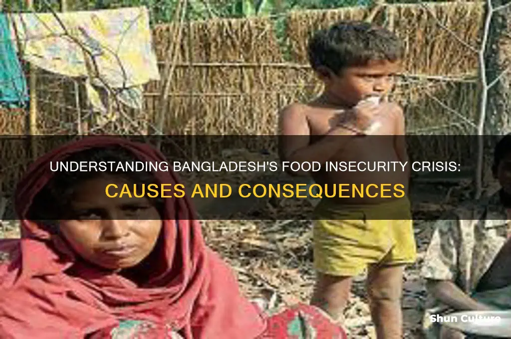 why is there food insecurity in bangladesh