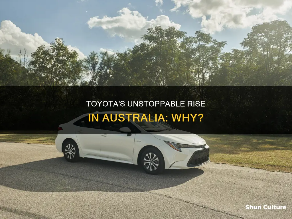 why is toyota so popular in australia
