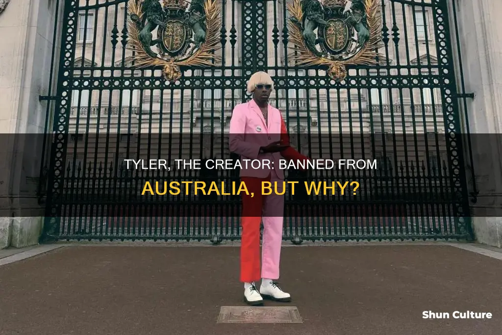 why is tyler banned from australia