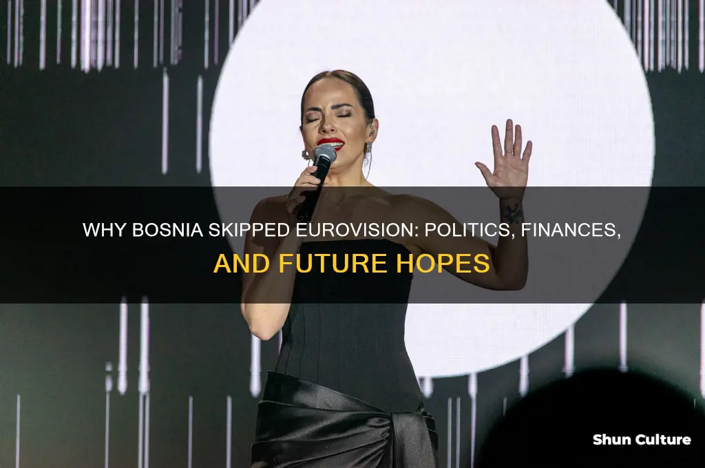 why isn t bosnia in eurovision