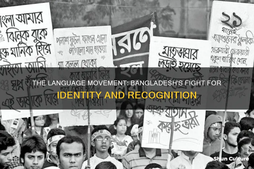 why language movement happened in bangladesh