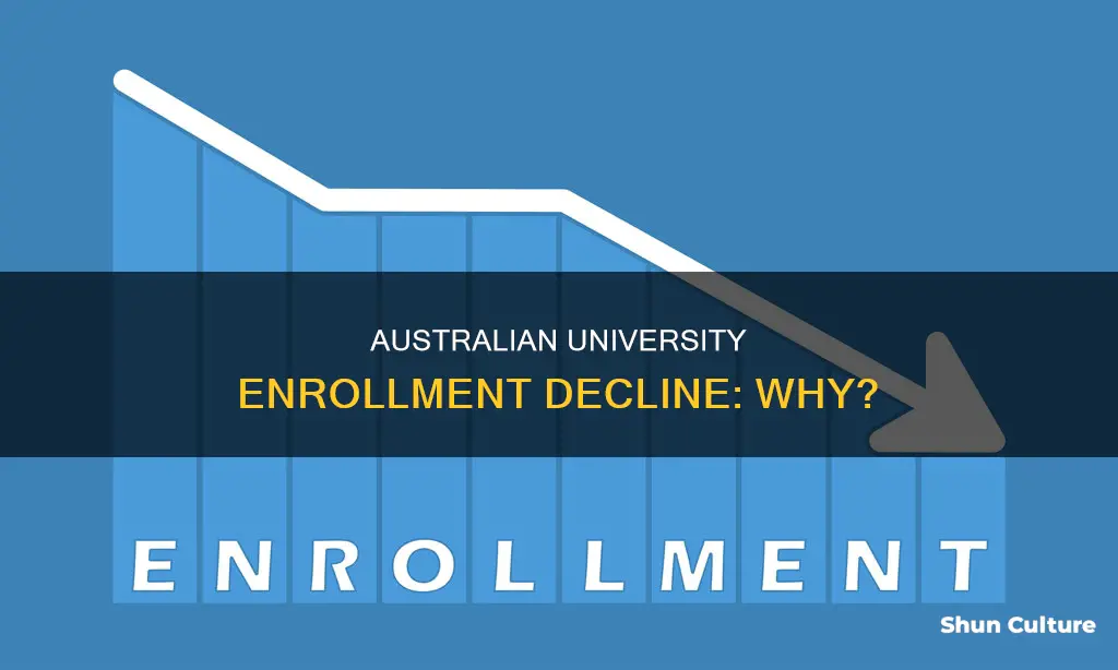 why less people go to university in australia