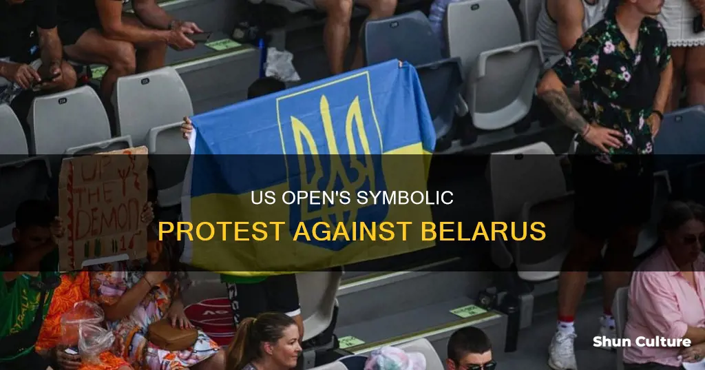 why no belarus flag us open