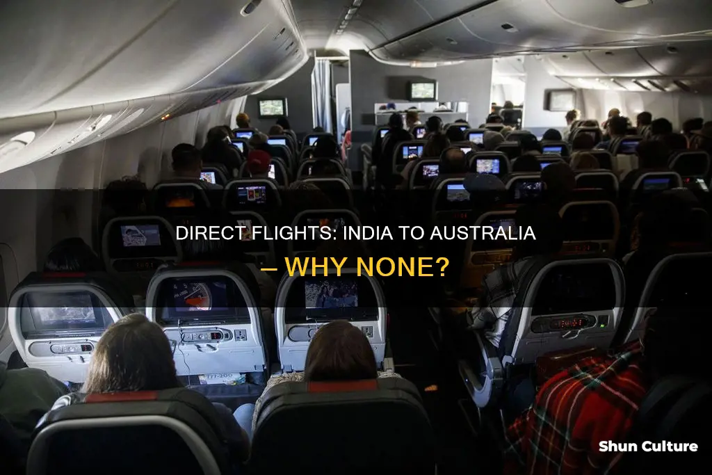 why no direct flights from india to australia