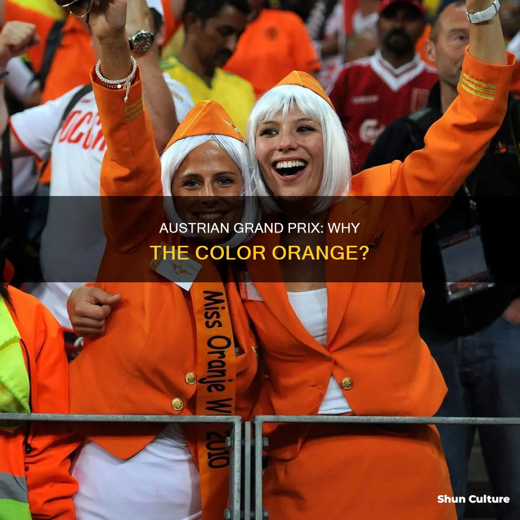 why orange at austrian grand prix