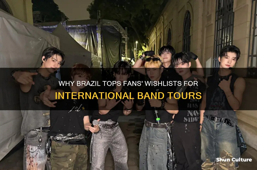 why people ask bands to come to brazil