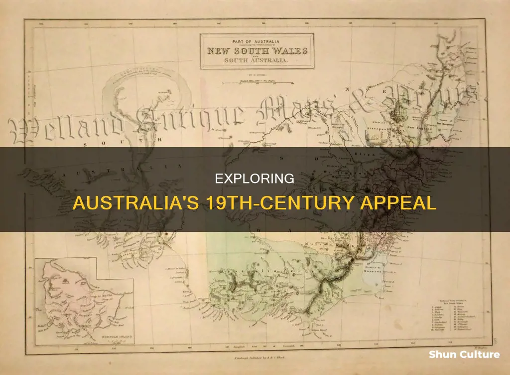 why people visited australia during the 19th century