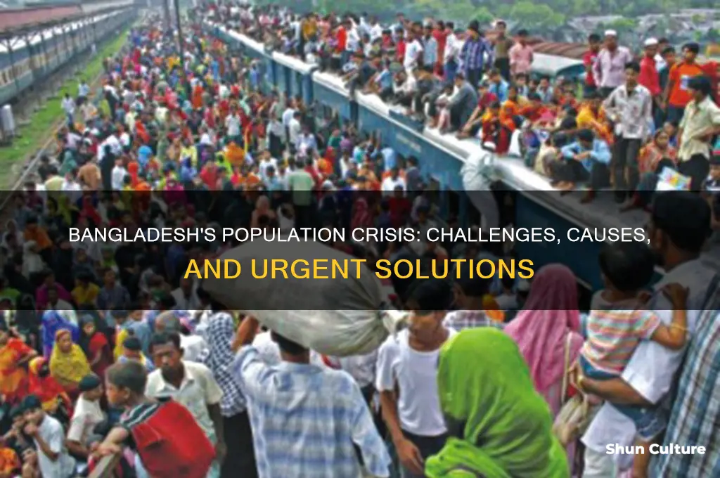 why population is a problem in bangladesh
