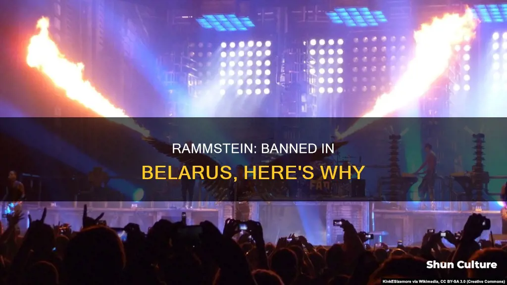 why rammstein is banned in belarus