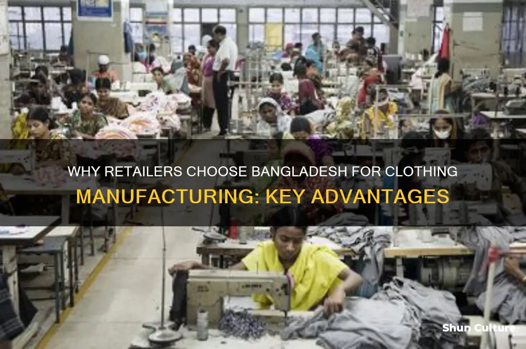 why retailer manufacture clothes in bangladesh
