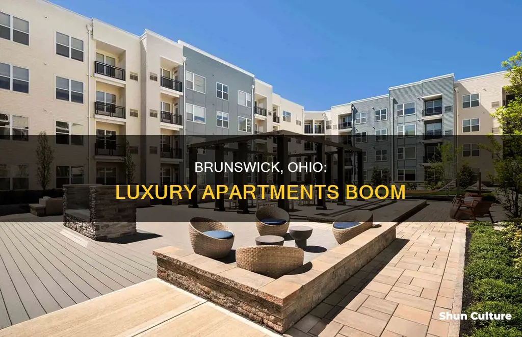 why so many luxury apartments in brunswick ohio