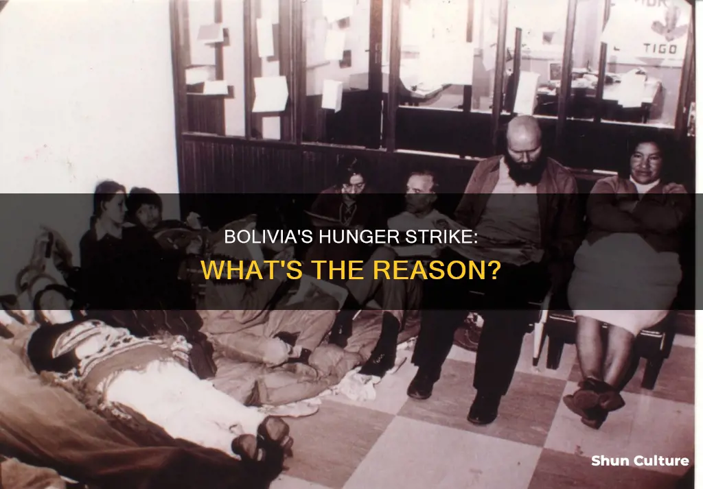 why there is hunger strike in bolivia