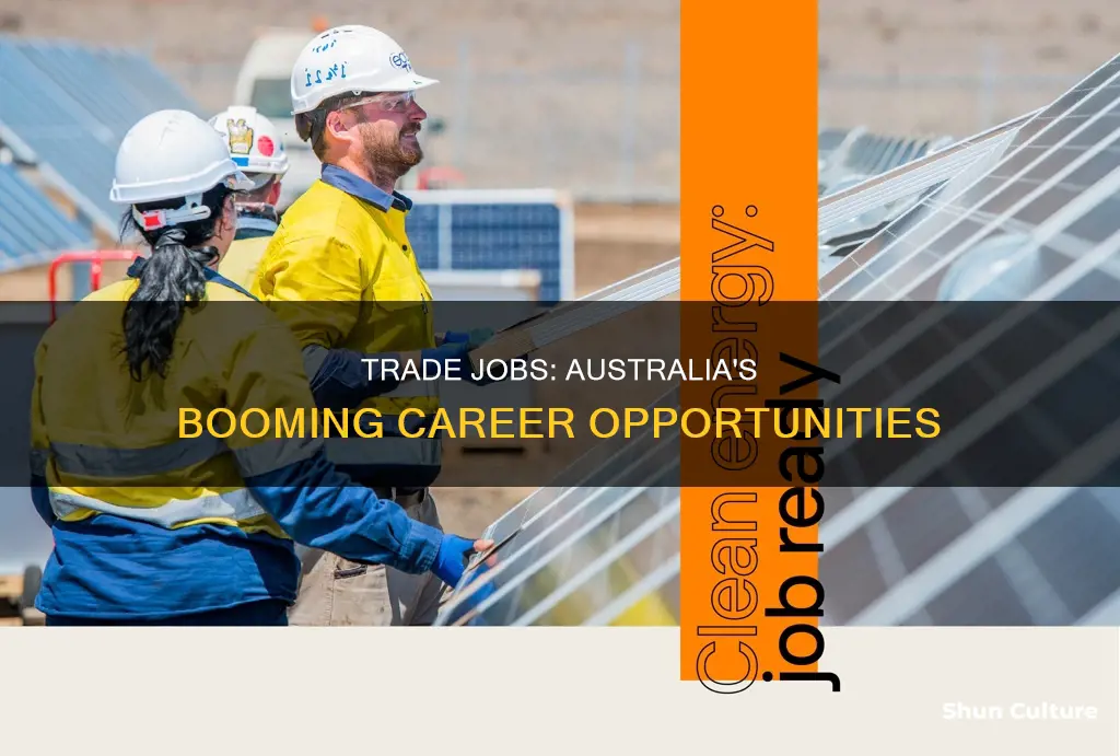 why trade jobs are popular in australia