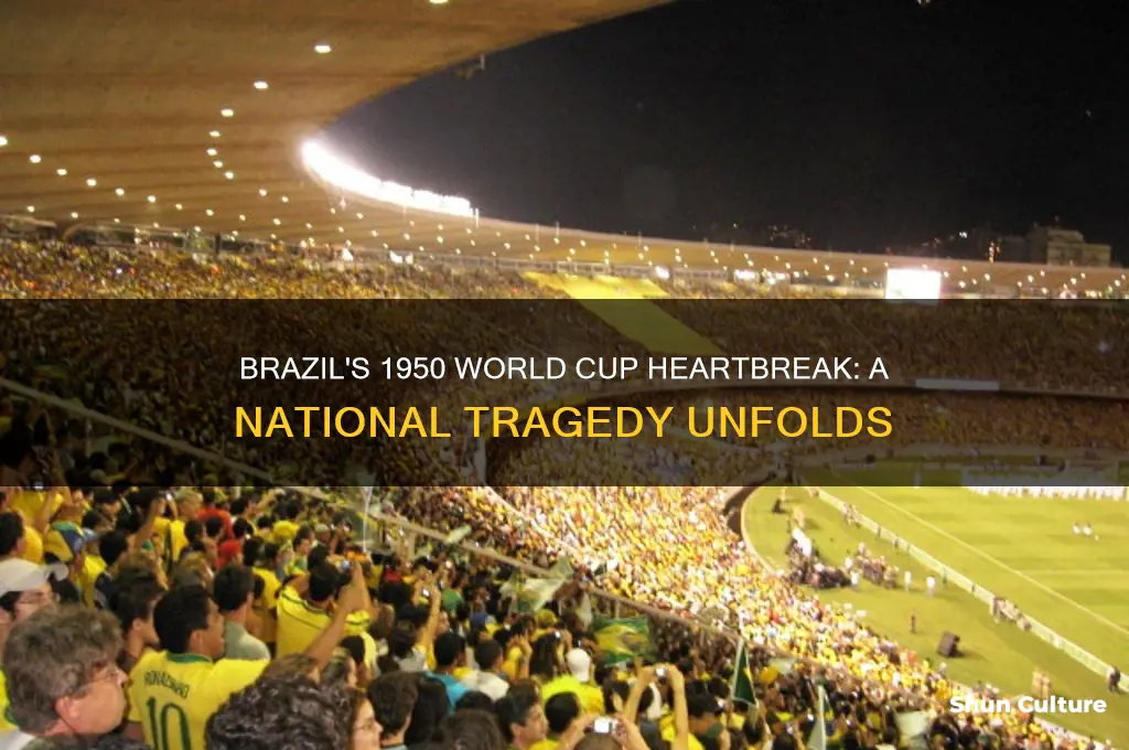 why was 1950 world cup so bad for brazil