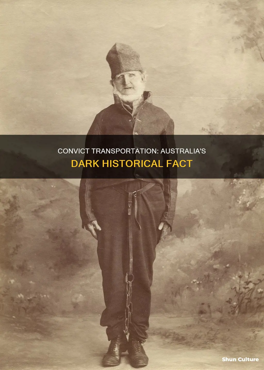 why was australia populated by convicts from three countries